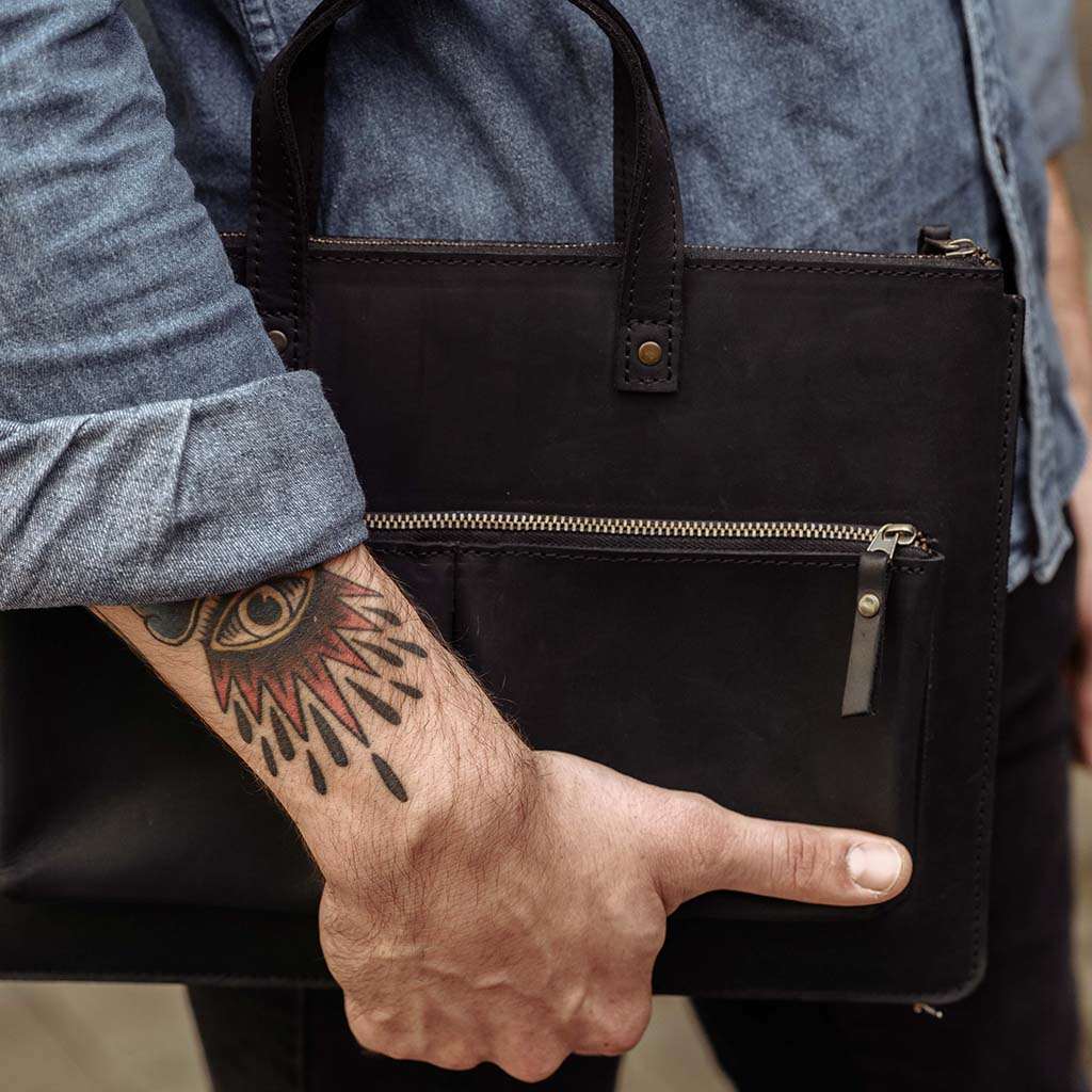 Brave Leather Laptop Sleeve