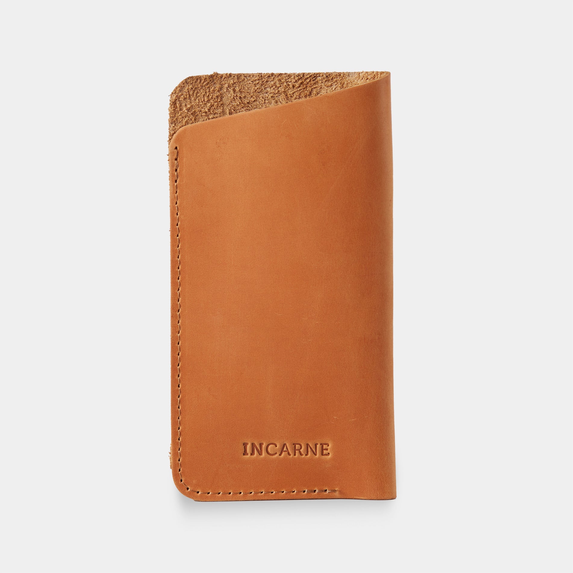 Captura de estuche de anteojos de cuero