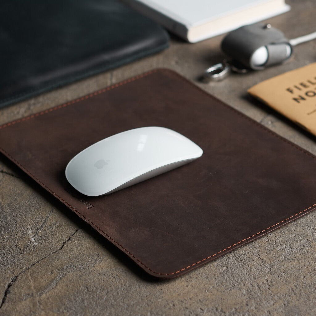 Mouspade en cuir mot