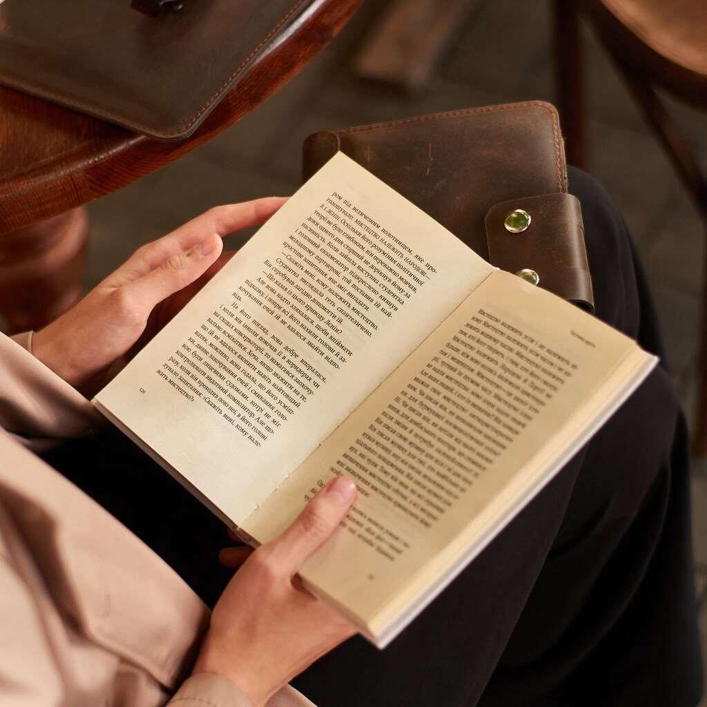 Leather portfolio-organizer for a notebook - INCARNE® Global