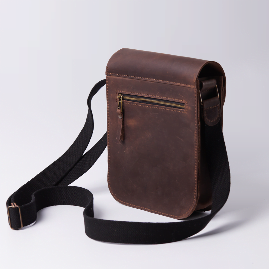 BOLSO DE HOMBRO DE PIEL PARA HOMBRE PORTER