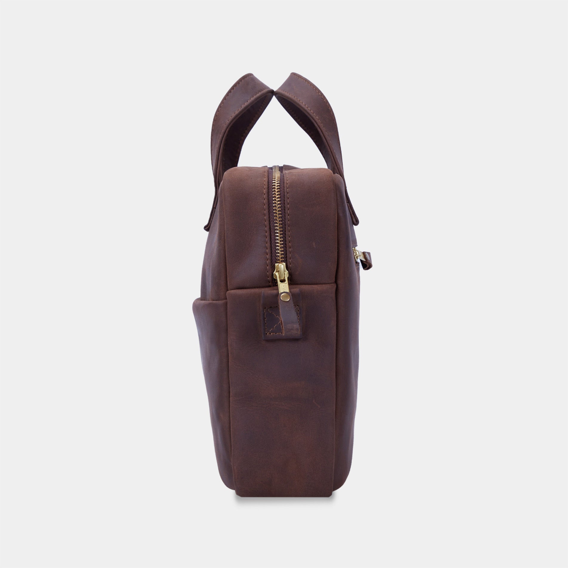 Brief Bag, Brown (vintage)
