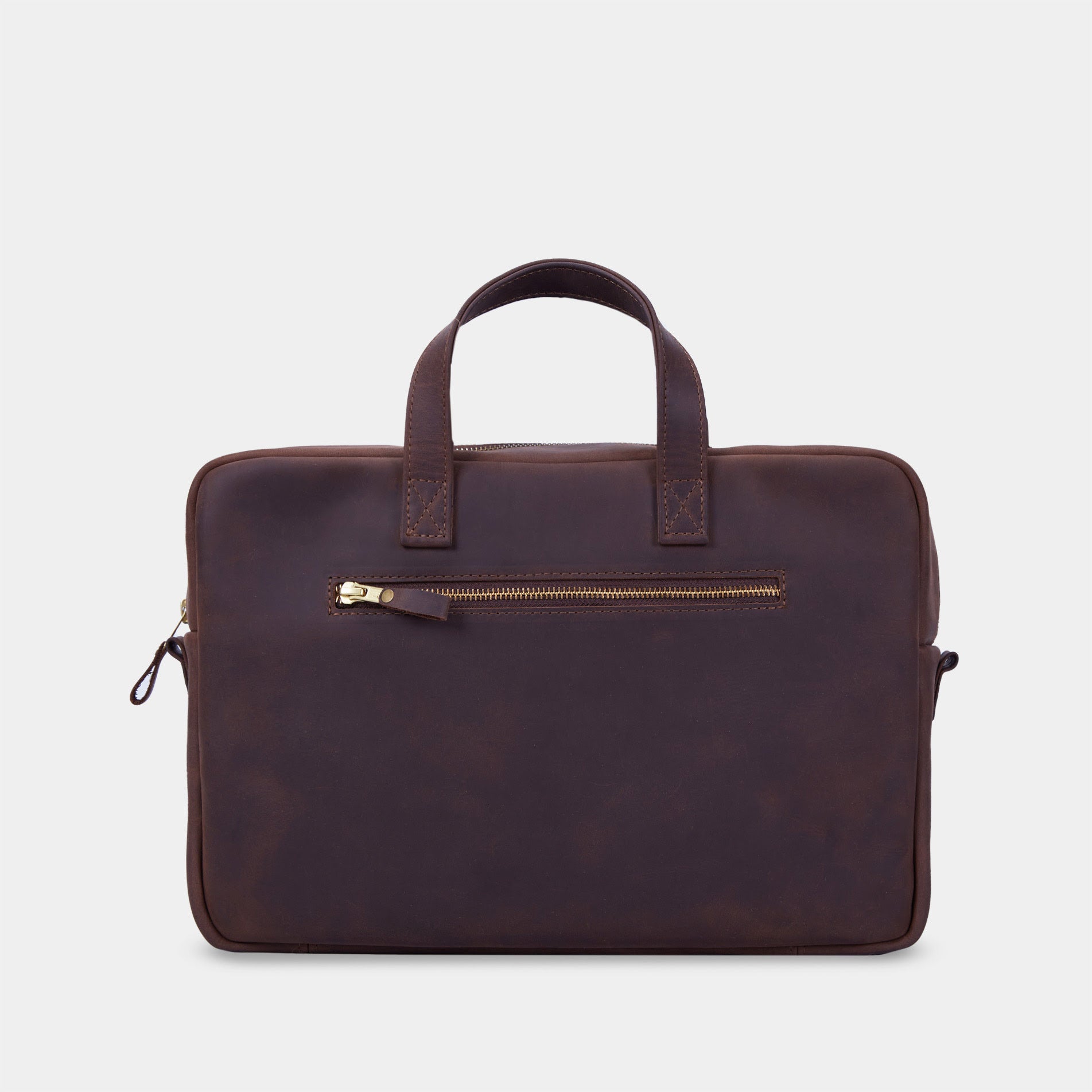 Brief Bag, Brown (vintage)