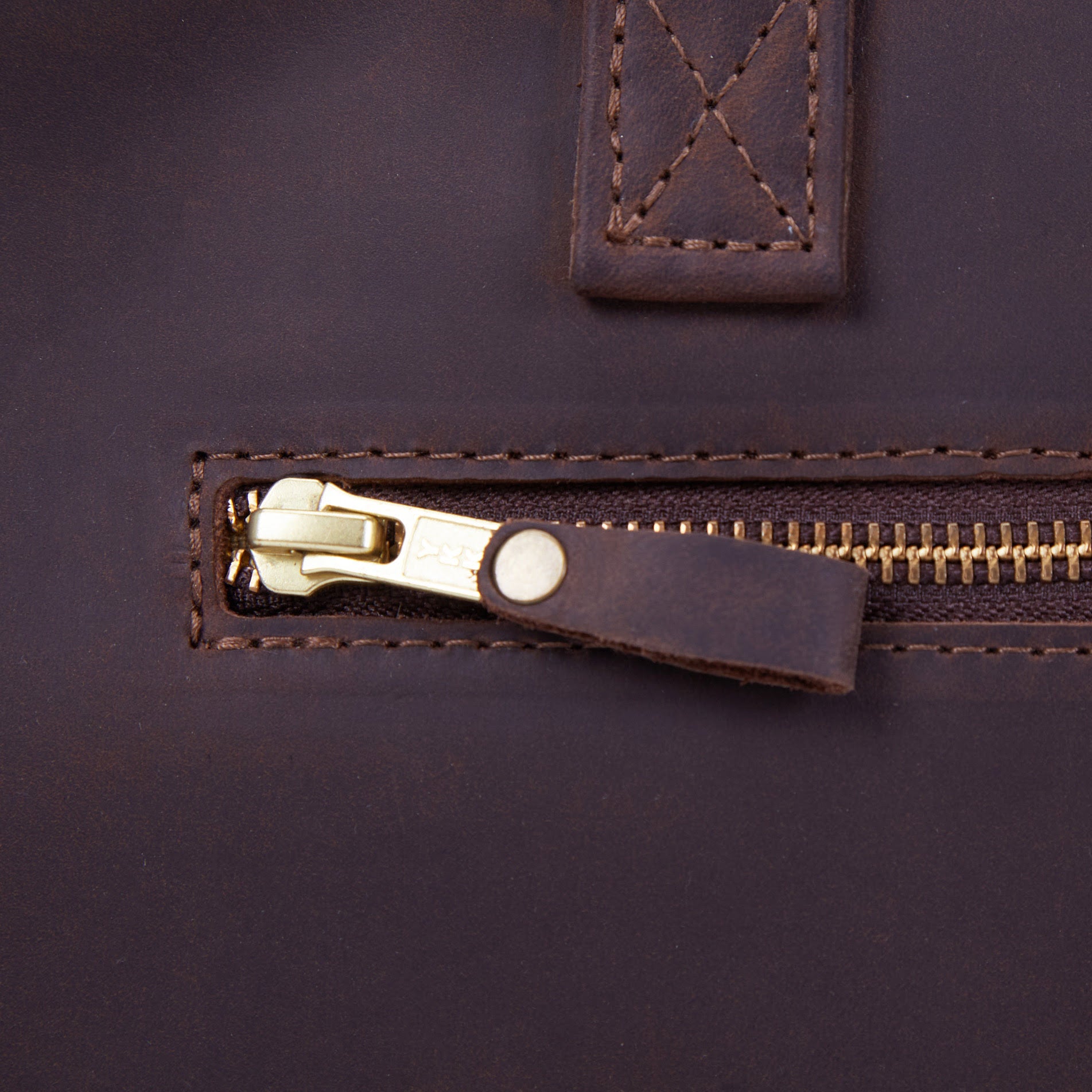 Brief Bag, Brown (vintage)