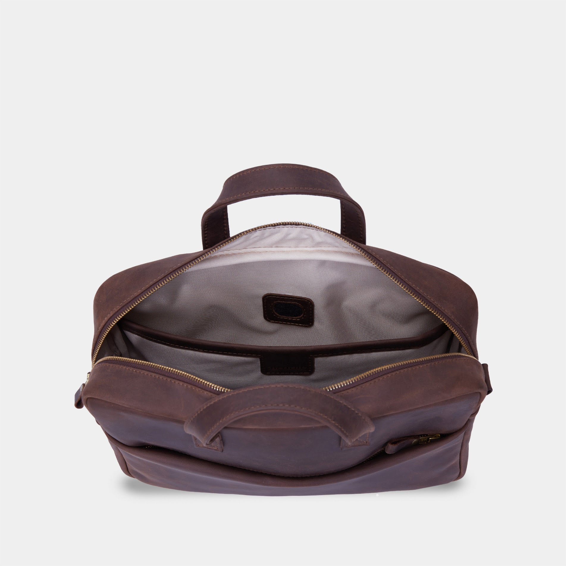 Brief Bag, Brown (vintage)