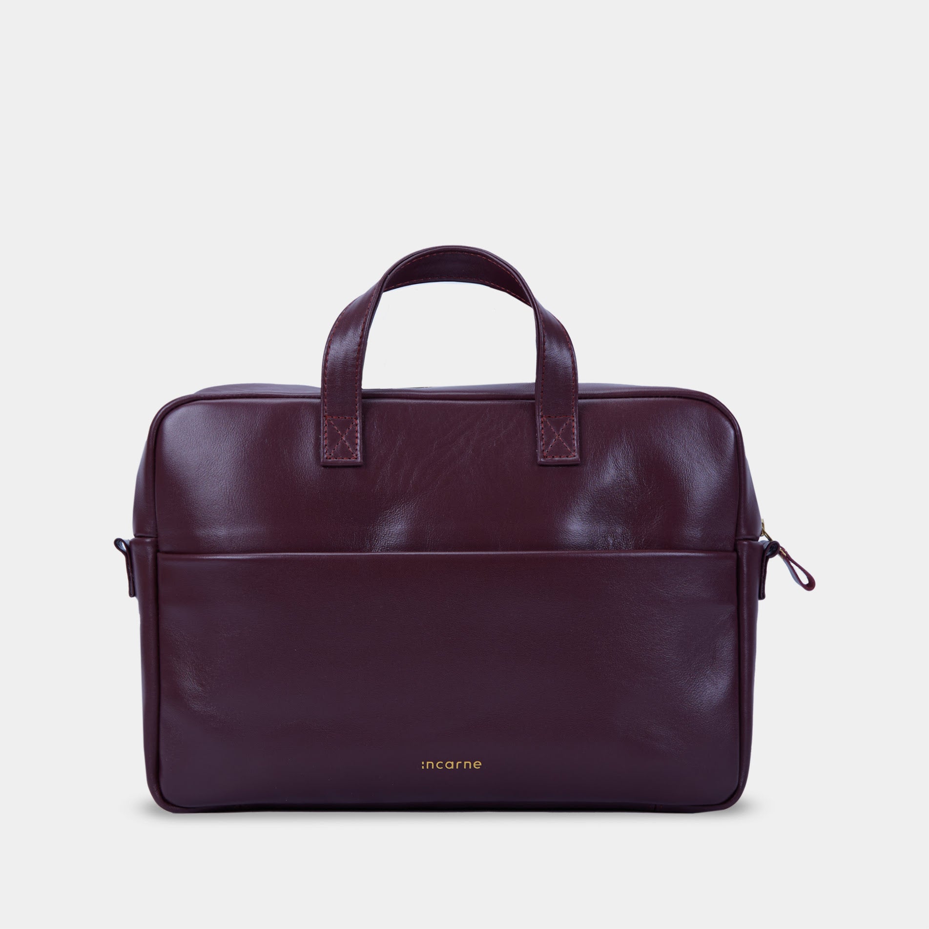 Brief Bag, Burgundy