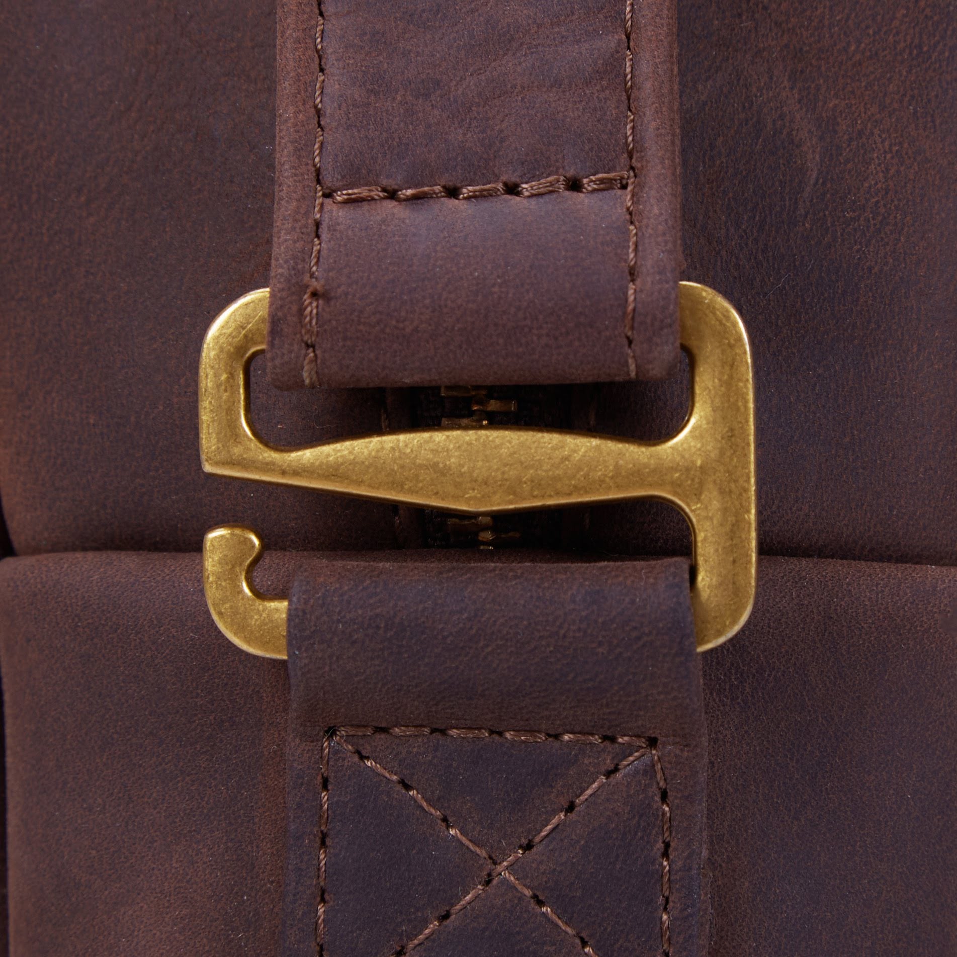 Brief Bag, Brown (vintage)