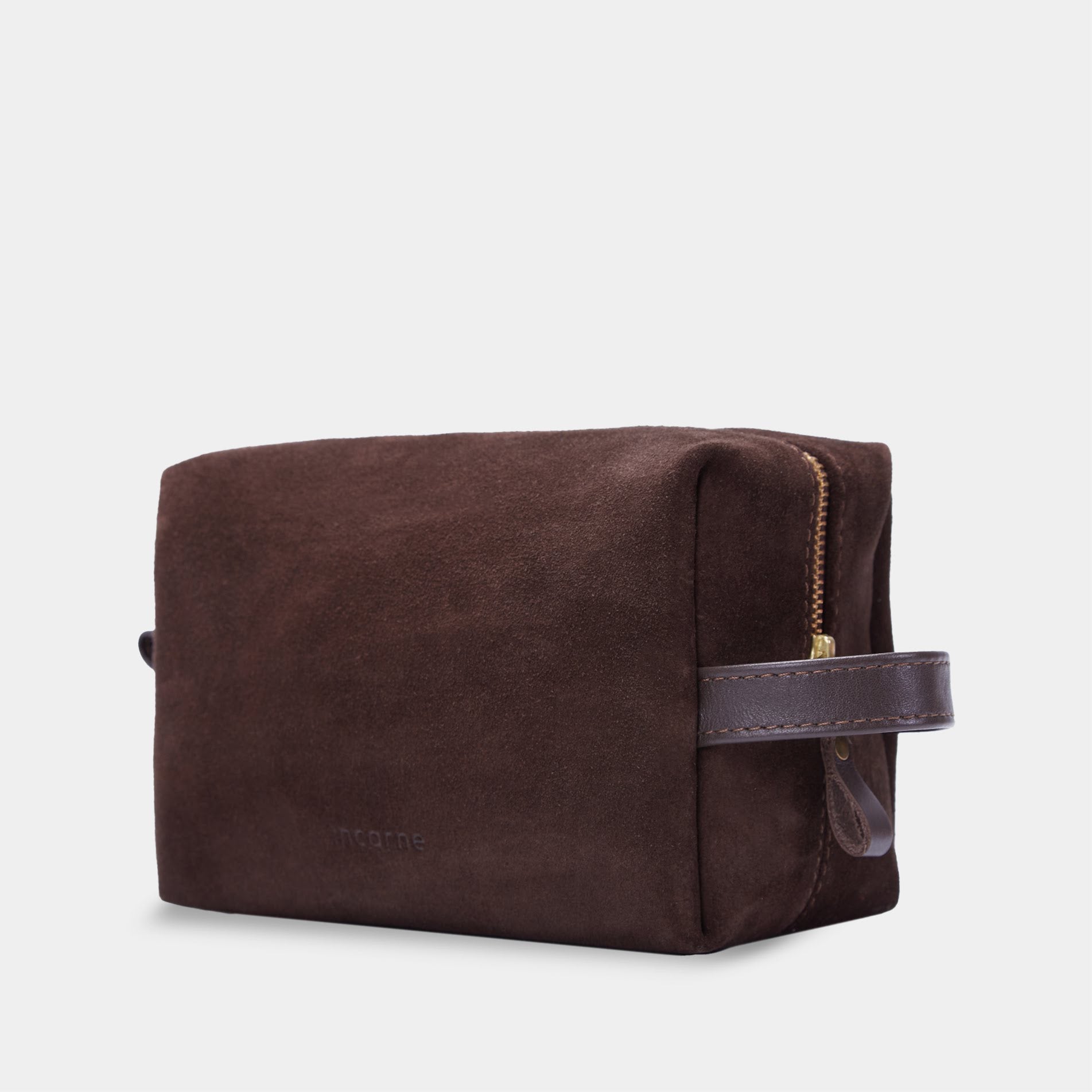 Mirage Large Cosmetic Bag, Brown (velour)