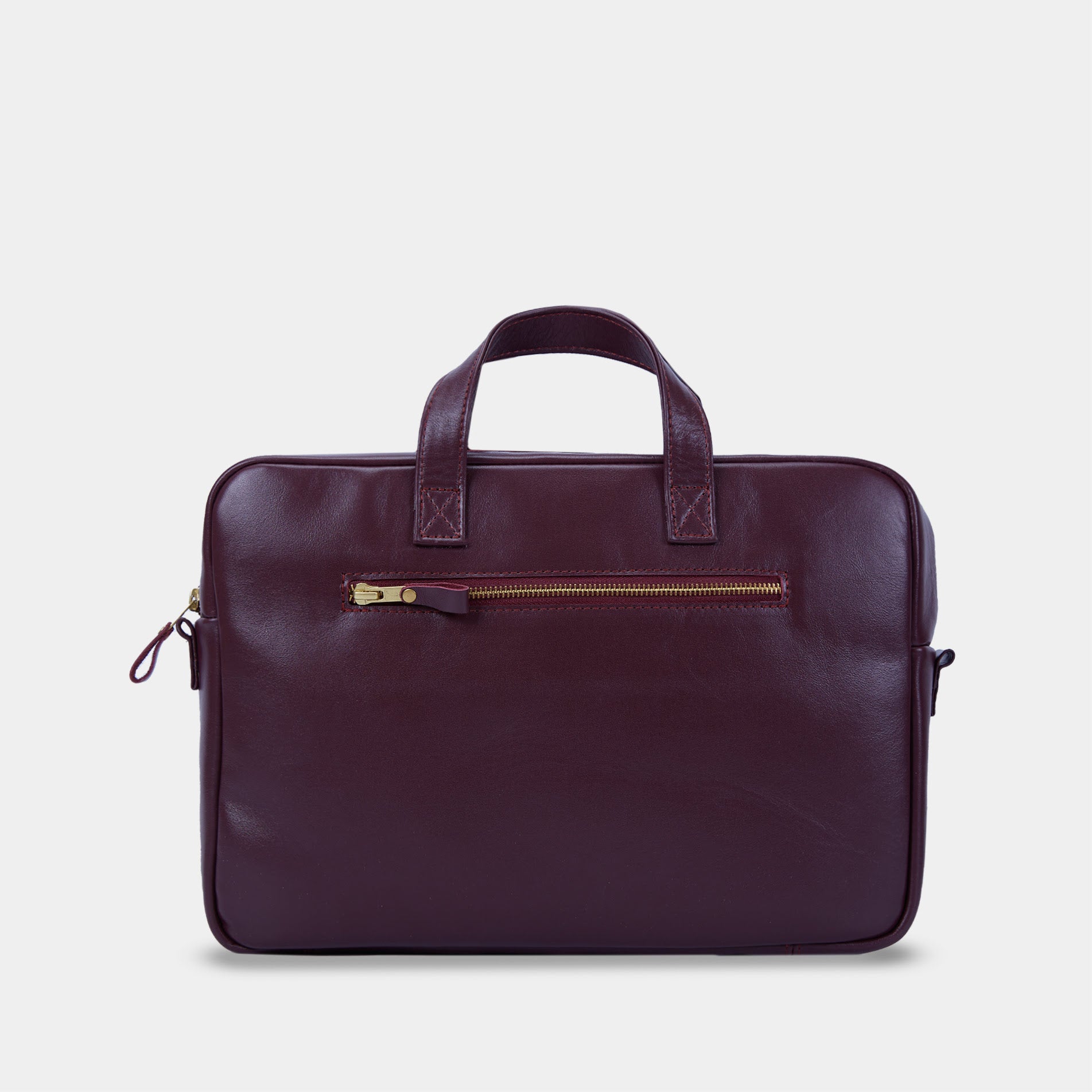 Brief Bag, Burgundy