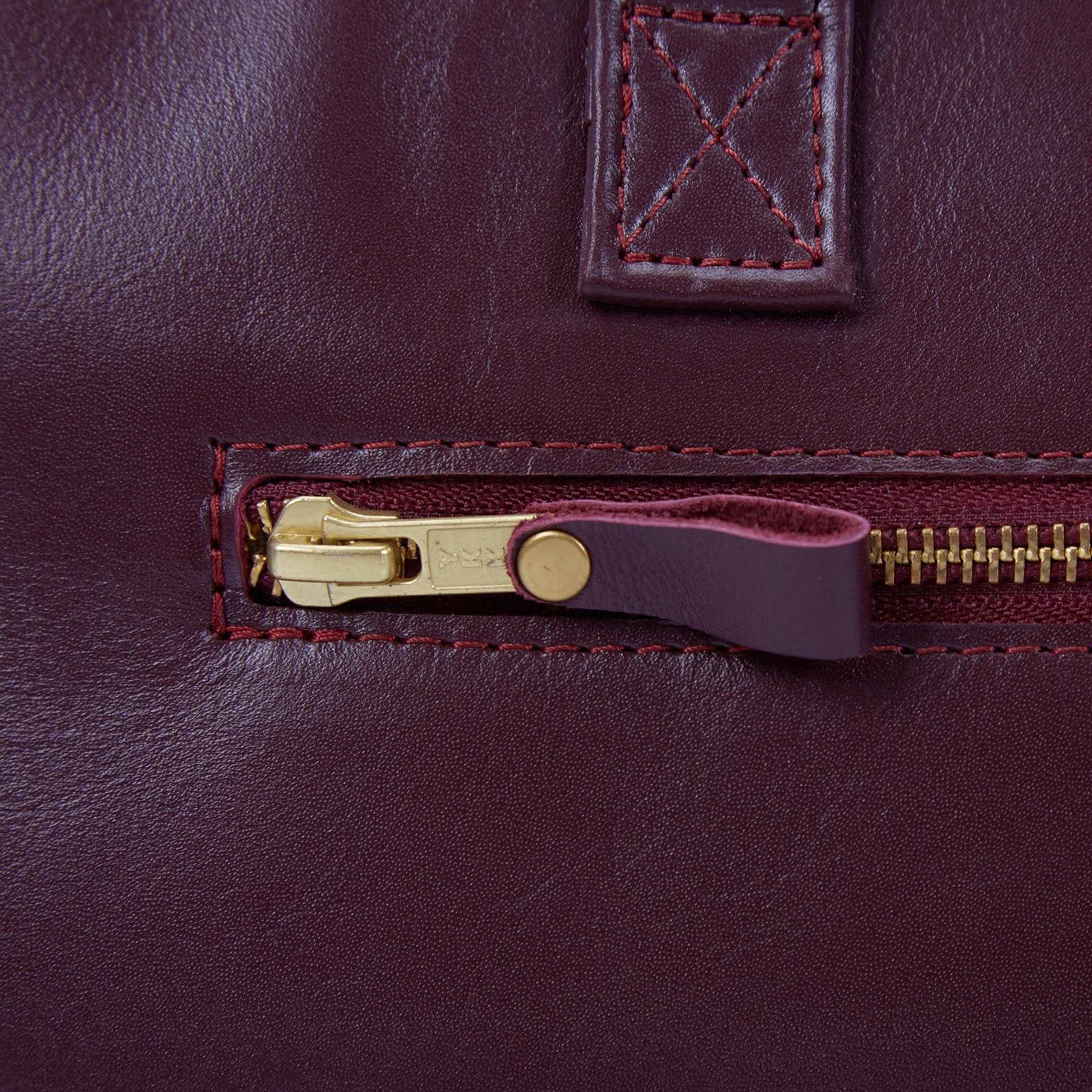 Brief Bag, Burgundy