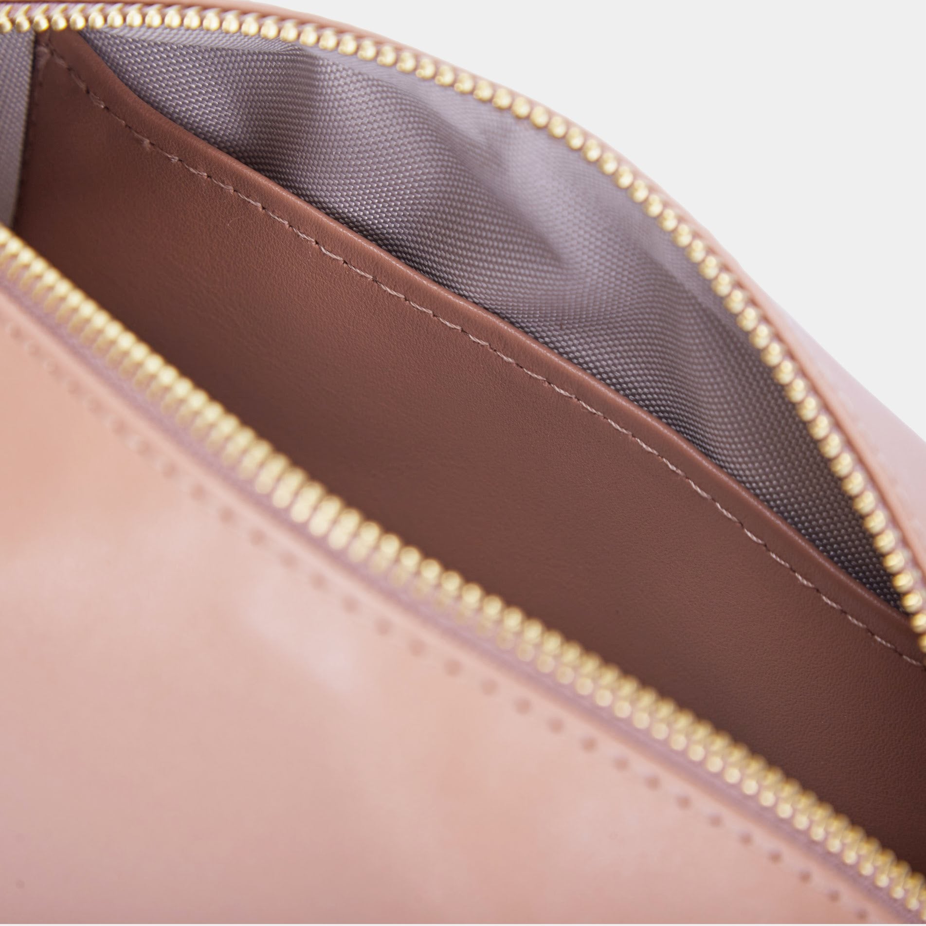 Mirage Small Cosmetic Bag, mocha
