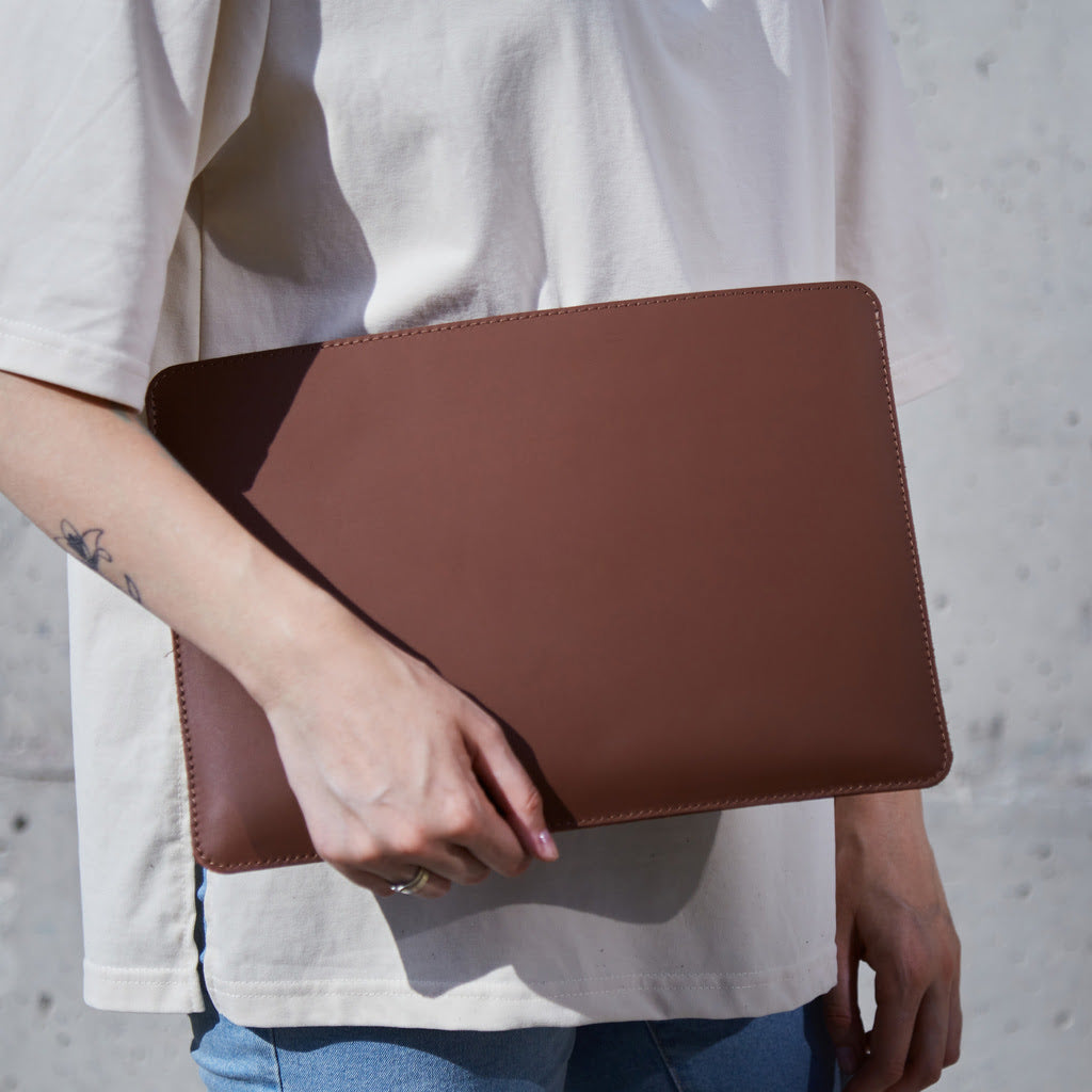 MacBook-Hülle aus klassischem Leder – Gamma Plus