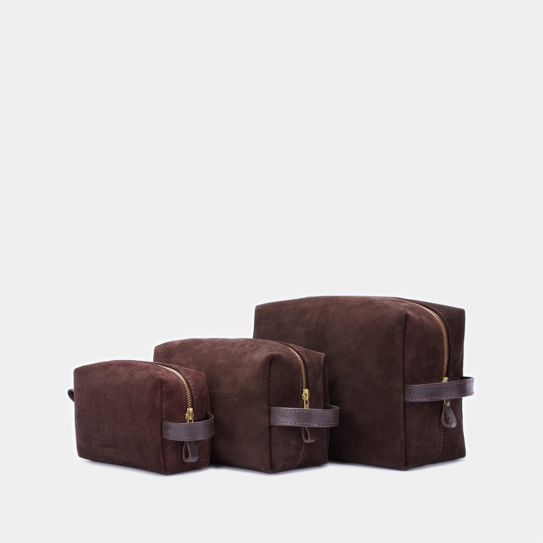 Mirage Cosmetic Bag Set, Brown (velour)