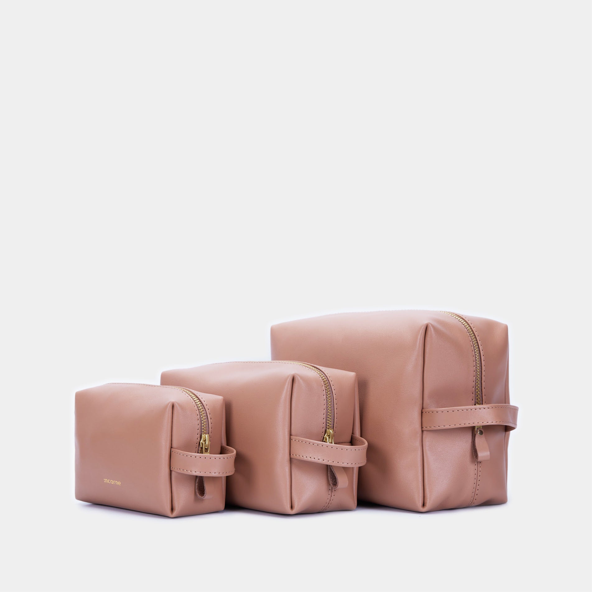 Mirage Small Cosmetic Bag, mocha