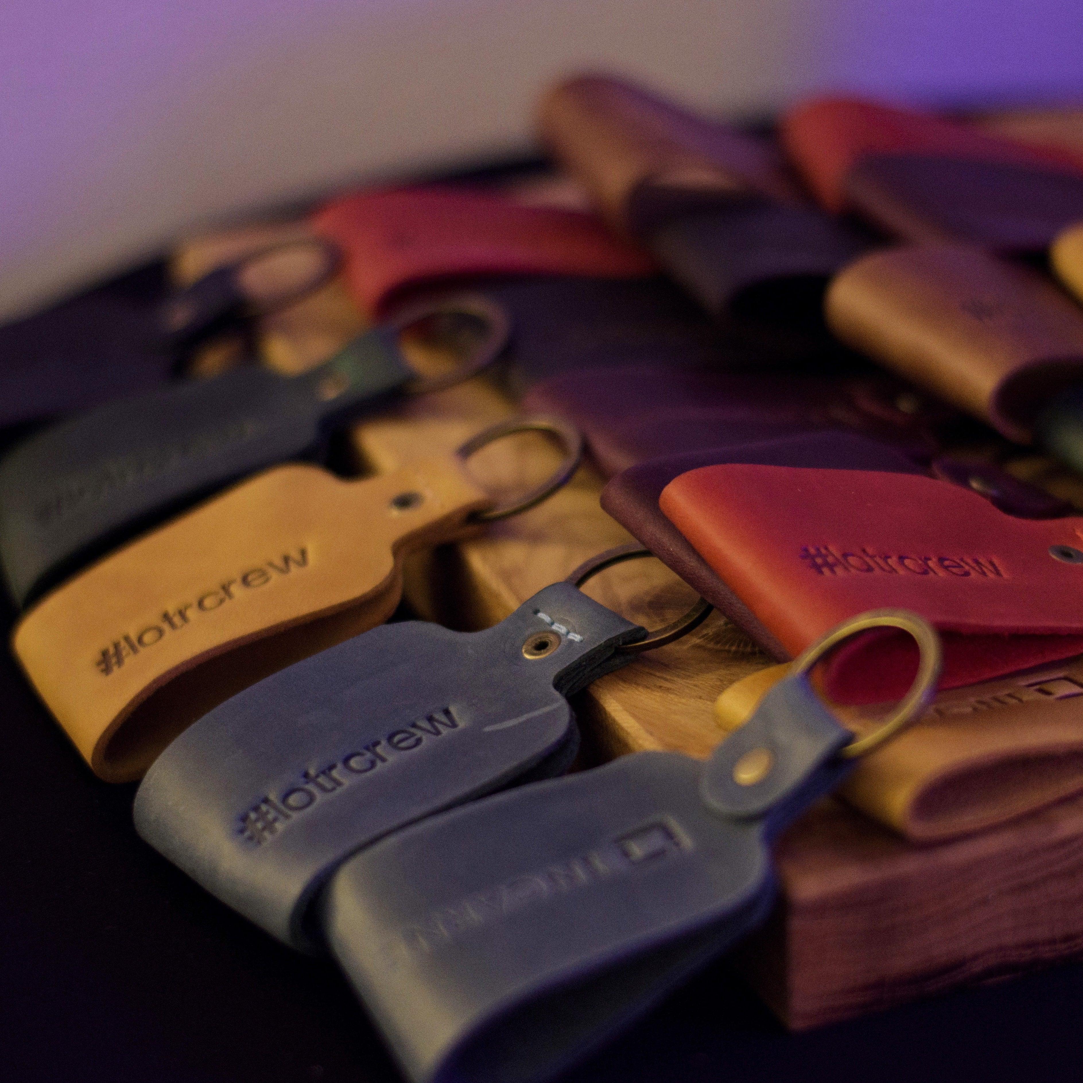 Corporate gifts: leather Key keychain - INCARNE® Ukraine
