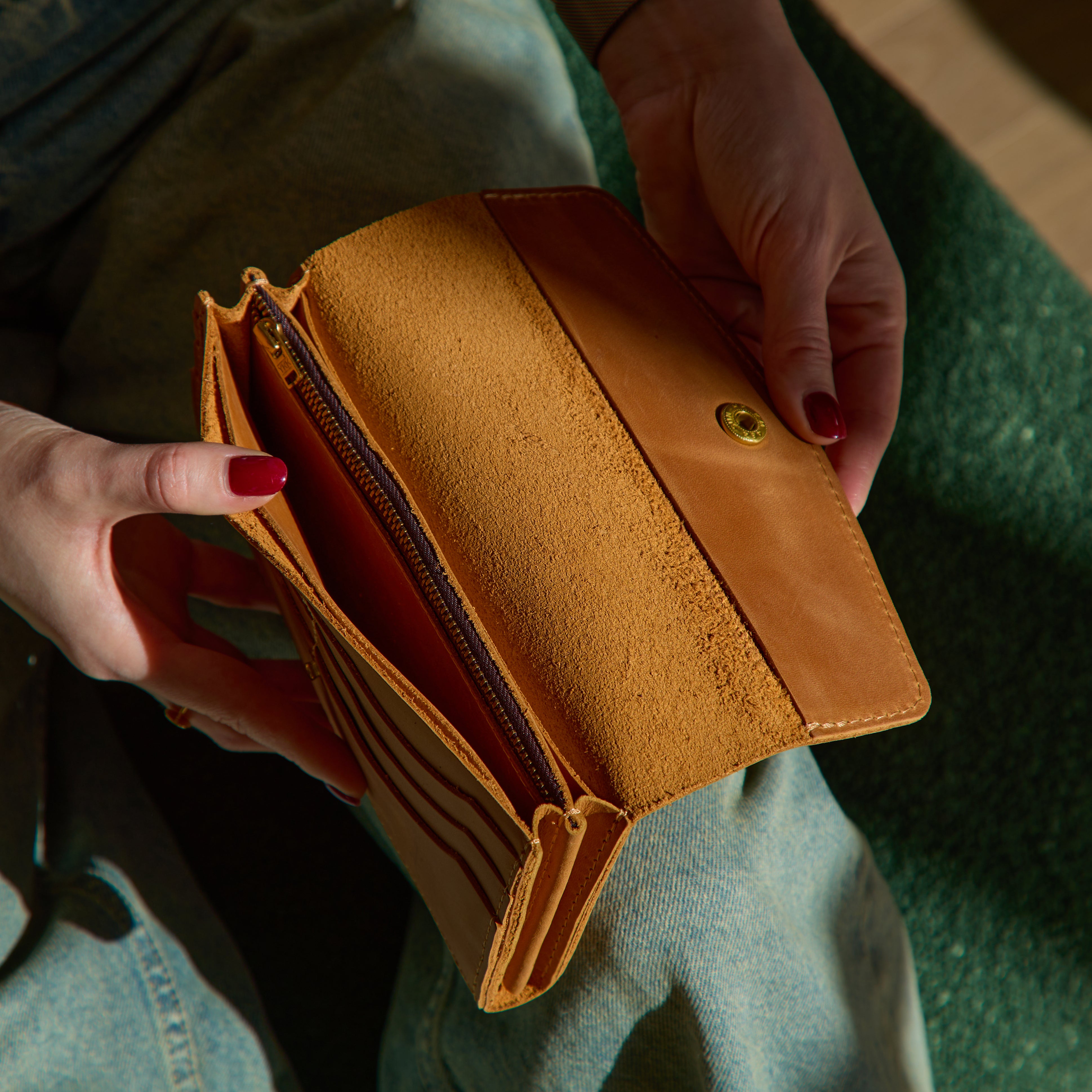 Cartera simple tipo clutch