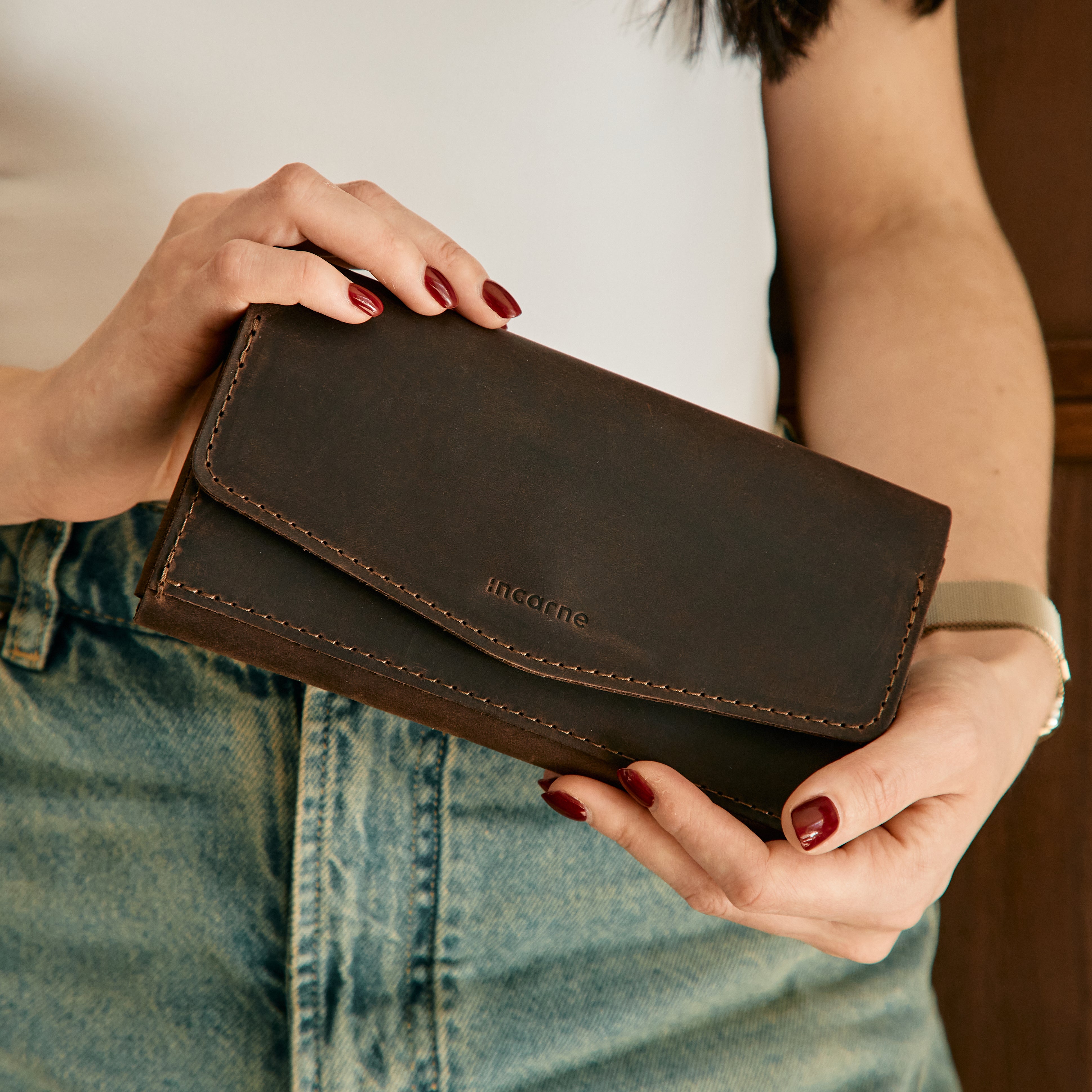 Einfache Geldbörsen-Clutch
