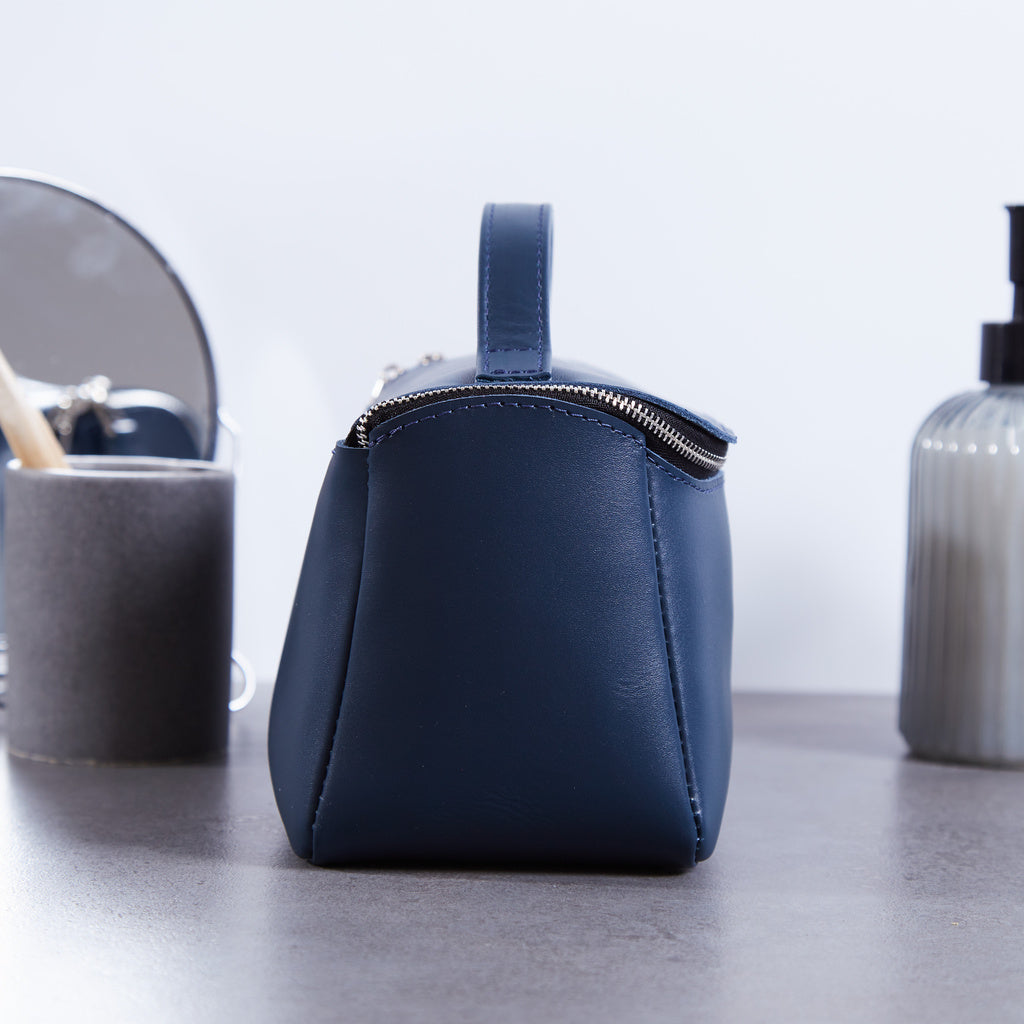 Kosmetiktasche Timeless aus klassischem Leder