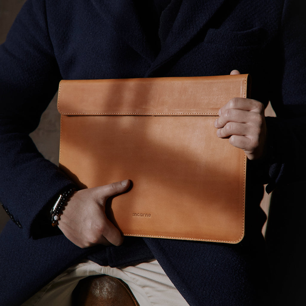 Manche d'ordinateur portable Klouz avec doublure en feutre