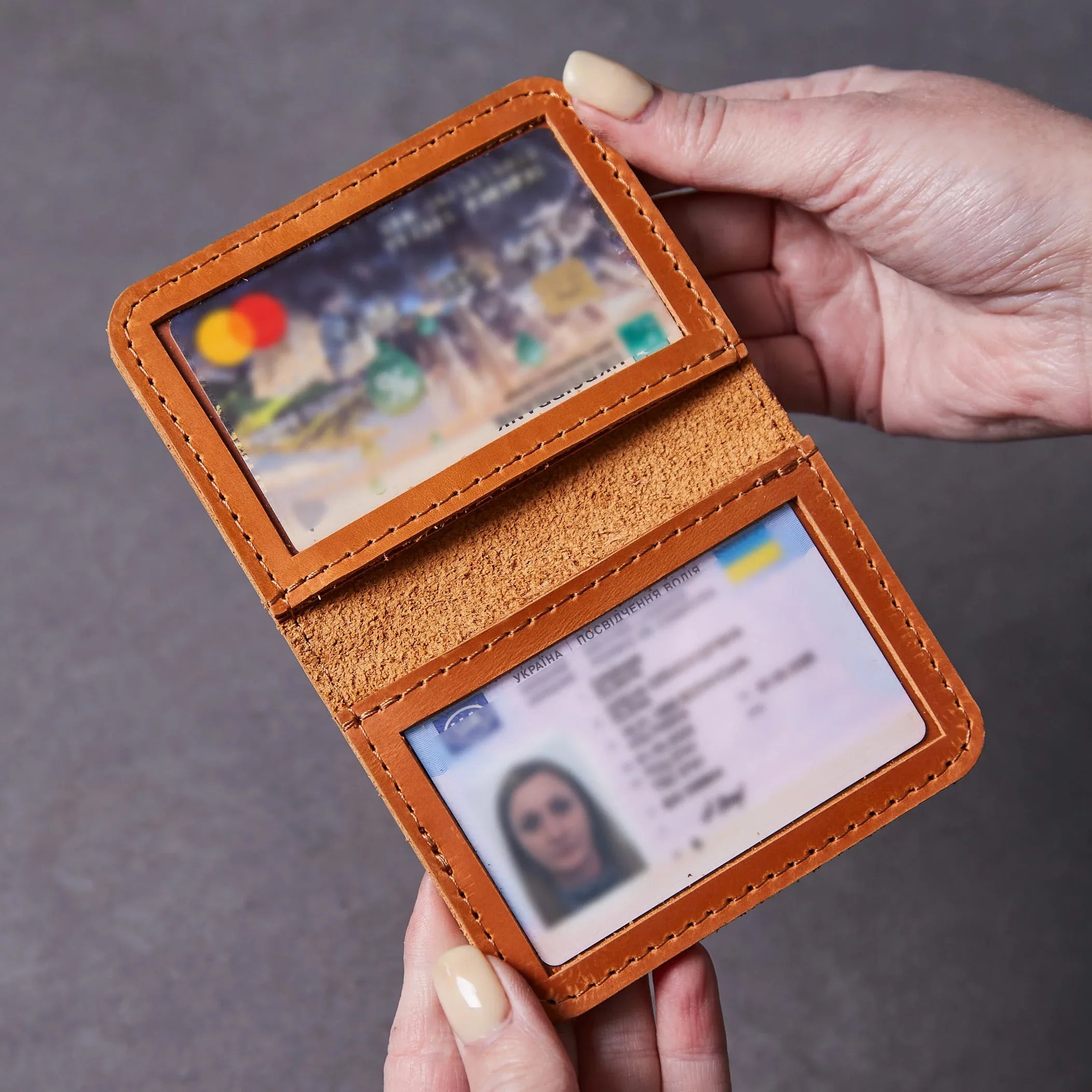 Set: cover for ID and driving licence + Key - INCARNE® Ukraine