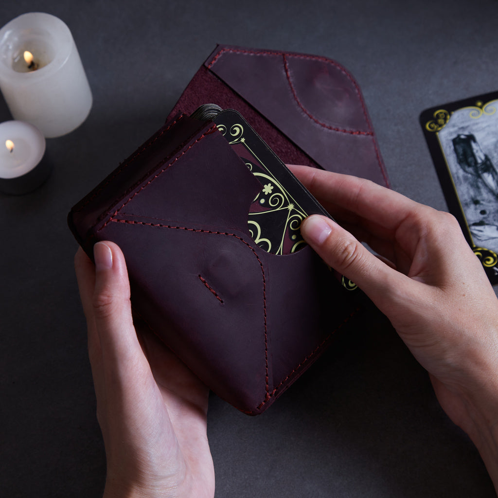 Sac de Tarot en Cuir Tarot Message