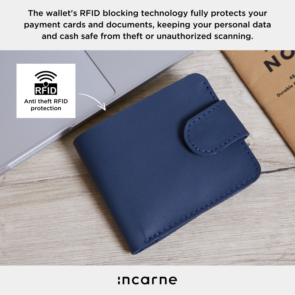 Mini Jack RFID-blokirajući novčanik od klasične kože