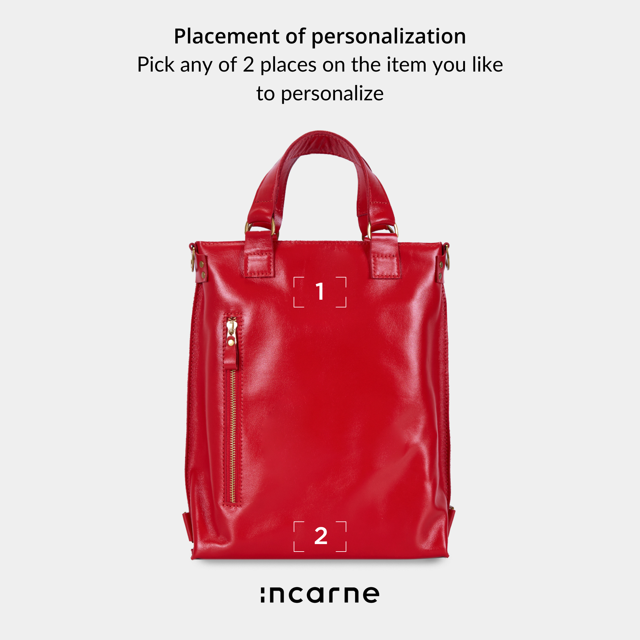 mirage fahrradtaschen Leder-Geschenkset: Optimus Tasche-Rucksack und Mirage Kosmetiktasche (rot)