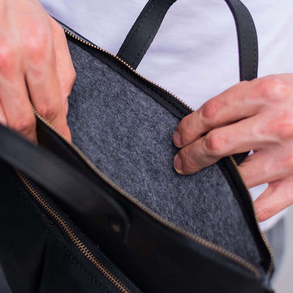Brave Leather Laptop Sleeve